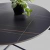 SOFFBORD MONZA - svart, Modern, metall/keramik (80/80/43cm) - Mömax
