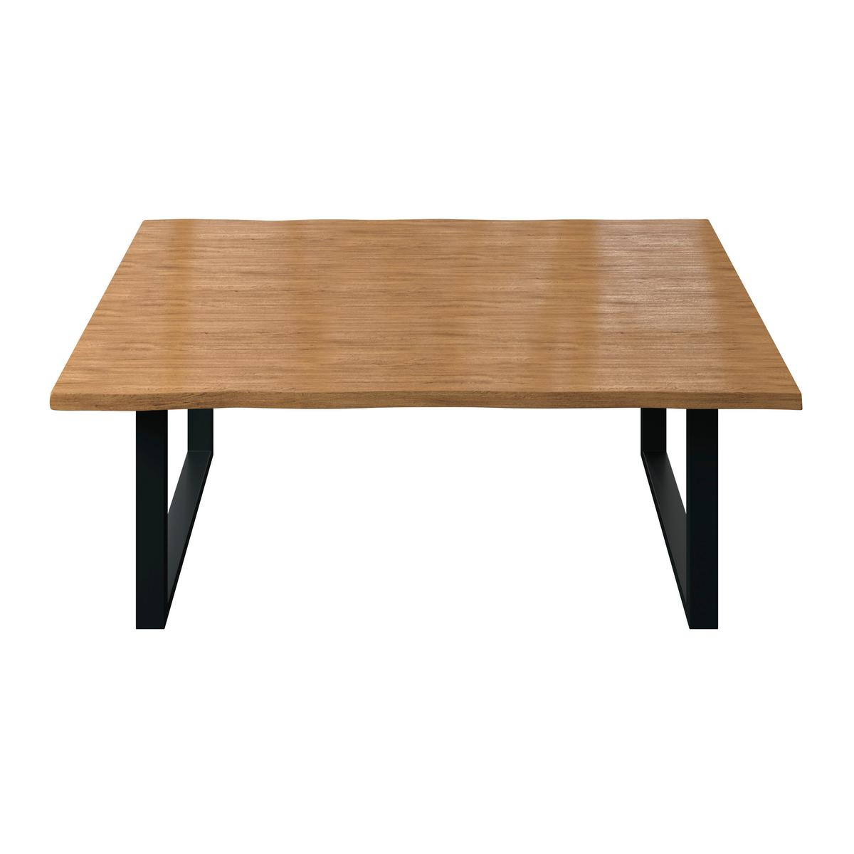 Esstisch Yola in Holz Eiche massiv ca. 200x100 cm - Eichefarben, MODERN, Holz/Metall (200/100/76cm) - Bessagi Home