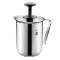 SPIENIACZ DO MLEKA 16360 - kolor stalowy/czarny, Basics, tworzywo sztuczne/metal (9,8/19,5cm) - Gefu