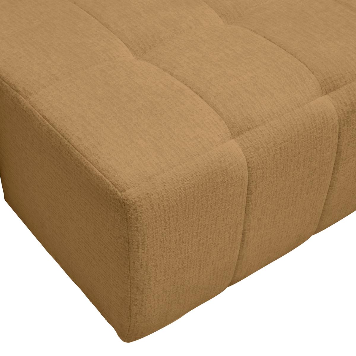 Schlafsofa Bologna Senfgelb - Beige/Senfgelb, Holz/Textil (245/74-90/104cm) - Mömax
