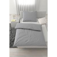 Lenjerie de pat Xenia Uni, 140x200/50x70 cm - argintiu, Modern, textil (140/200cm) - Premium Living