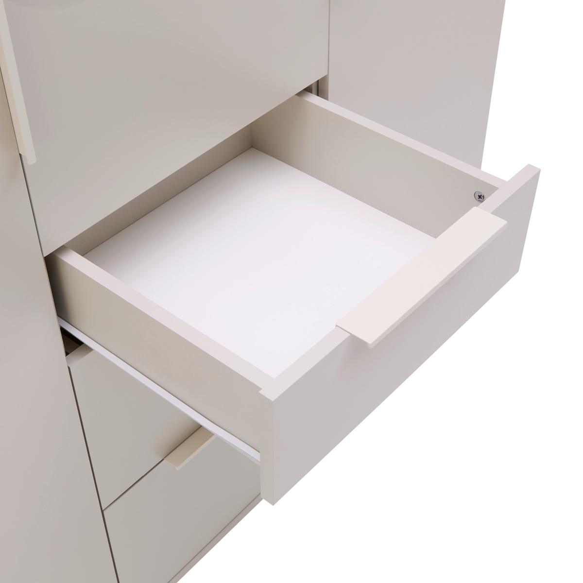 Drehtürenschrank Dune 5 Kaschmirfarben - Kaschmir, MODERN, Holzwerkstoff/Metall (135/197/55cm) - Mömax