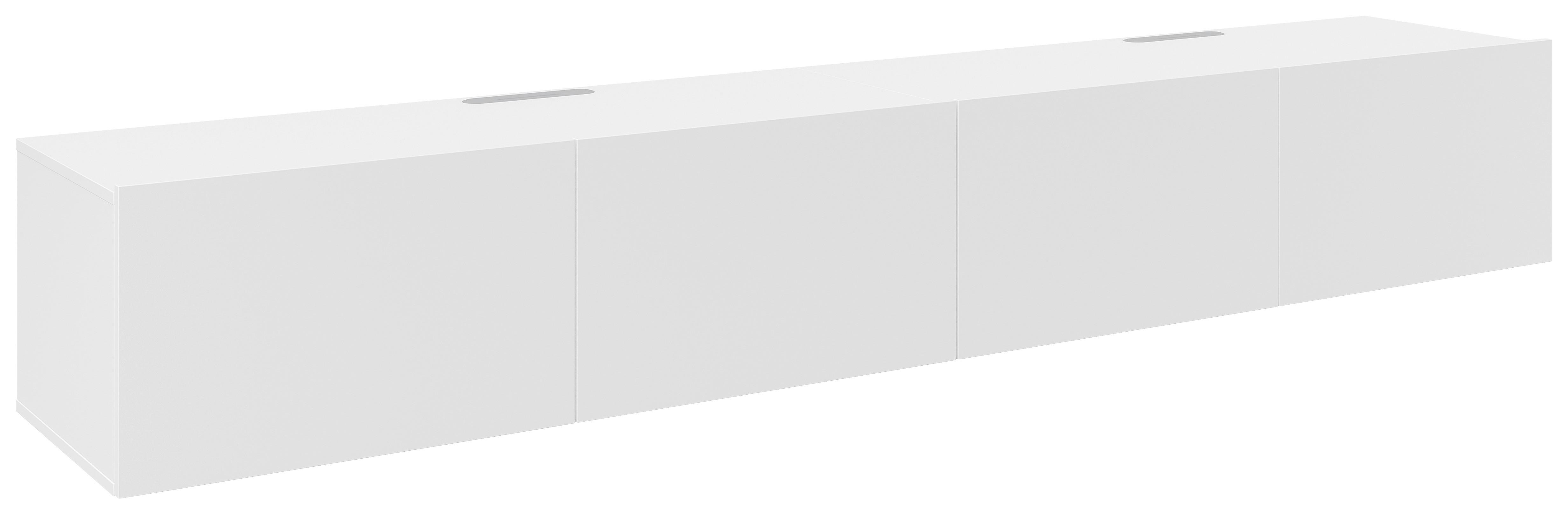 KOMODA NISKA NEWNIQ - biały, Design, materiał drewnopochodny (240/36,7/45cm) - Hom`in