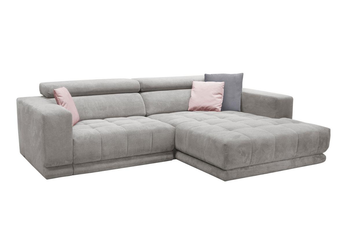 Kutna Garnitura Portland - siva/crna, Moderno, tekstil/plastika (275/78-98/197cm) - Premium Living