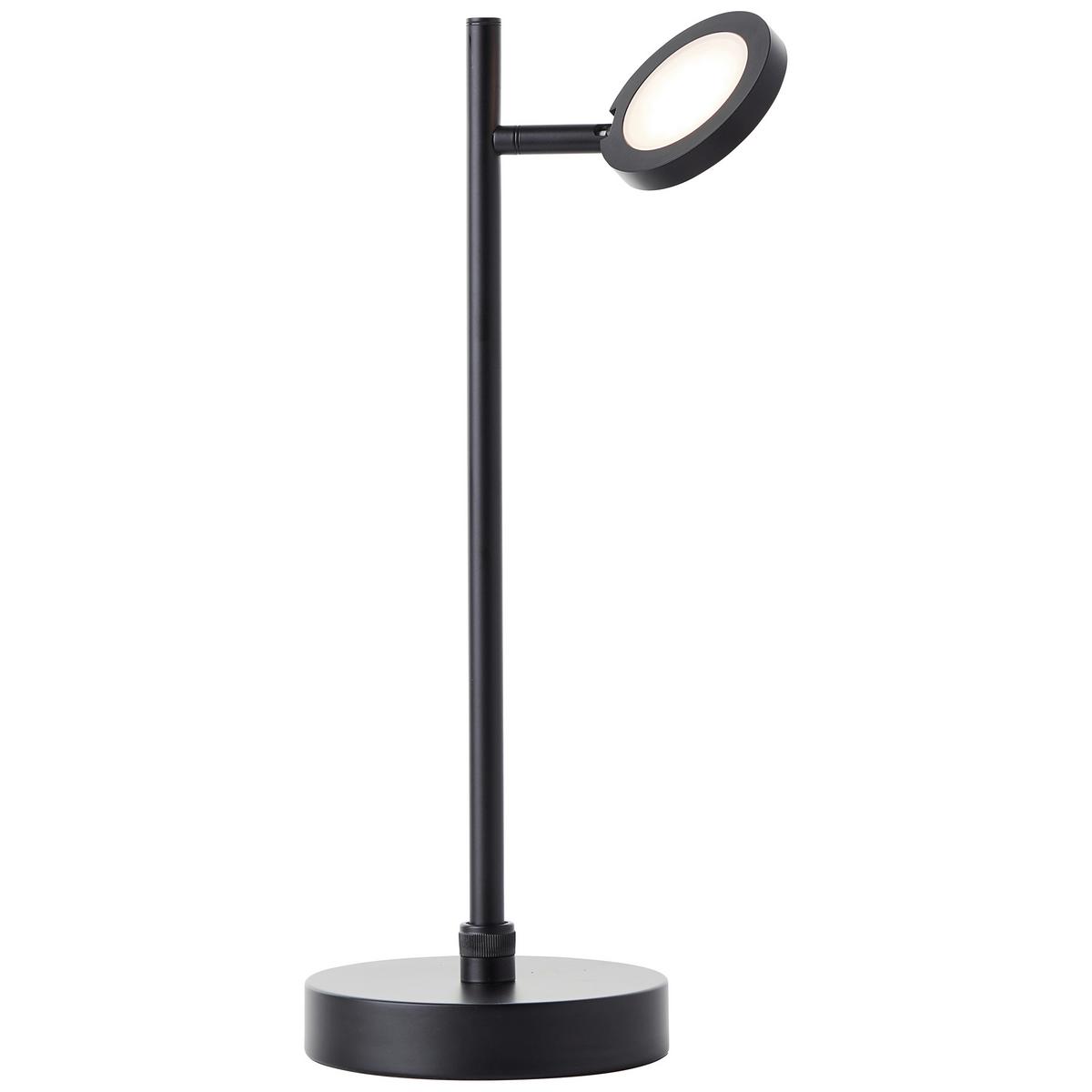 LAMPA STOŁOWA LED G60175/06 PESSO LED / TL - czarny, Konventionell, tworzywo sztuczne/metal (22,6/45/16cm) - Brilliant