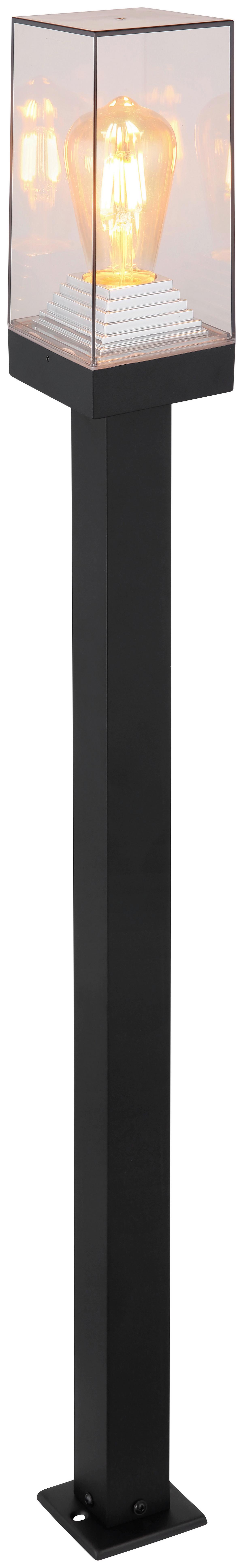 WEGELEUCHTE 31372 - Klar/Schwarz, Basics, Kunststoff/Metall (10/10/100cm) - Globo