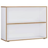 AKTENREGAL SALIA B100 - Honigeiche/Weiss, Design, Holzwerkstoff/Kunststoff (100/74/33cm) - MID.YOU