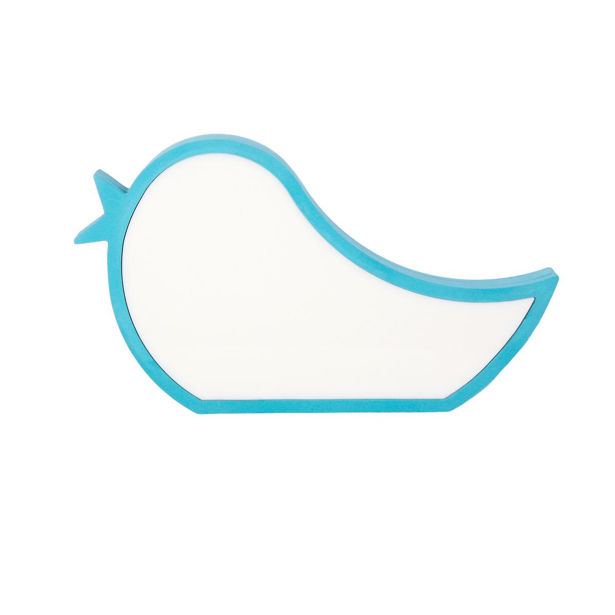 Dječja Stolna Svjetiljka Bird - svijetlo plava, Basics, drvni materijal/plastika (33.5/3.5/19.5cm)