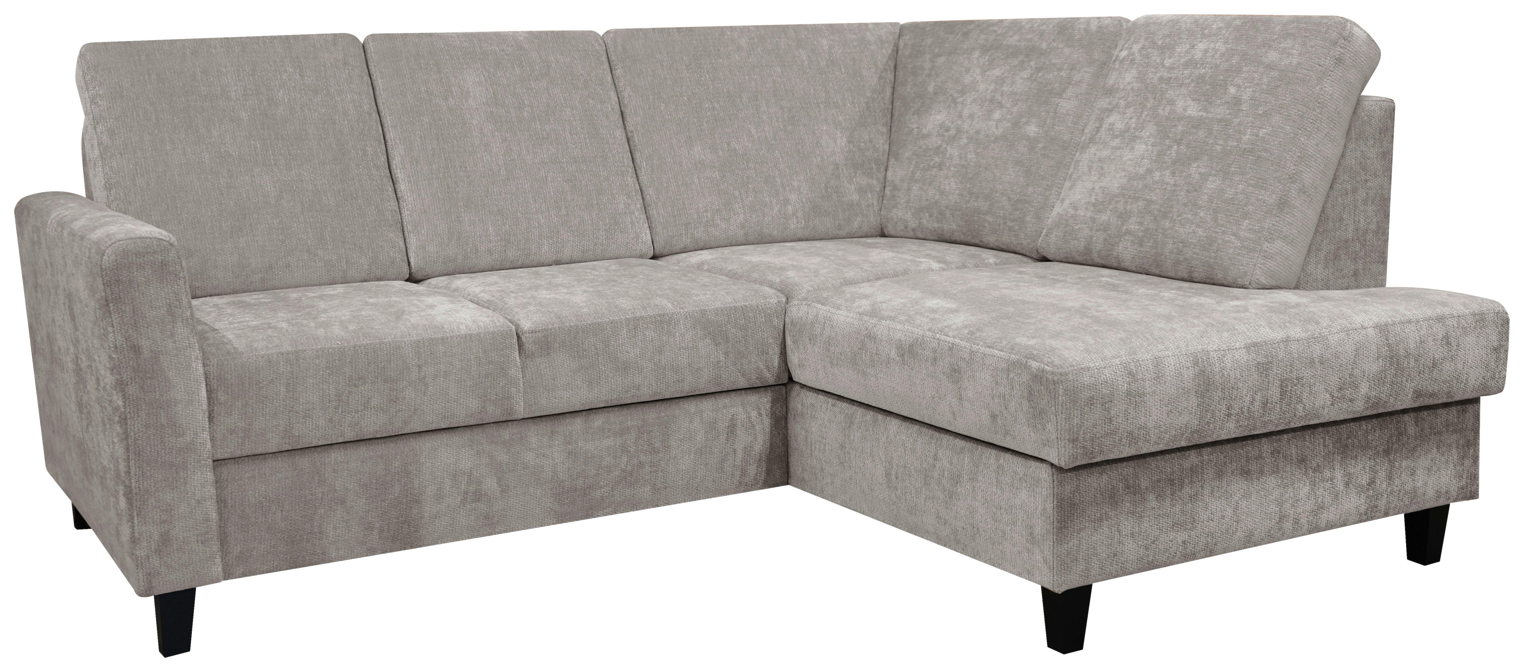 Kutna Garnitura Alton - crna/taupe, Konvencionalno, drvo/tekstil (211/91/166cm) - Modern Living
