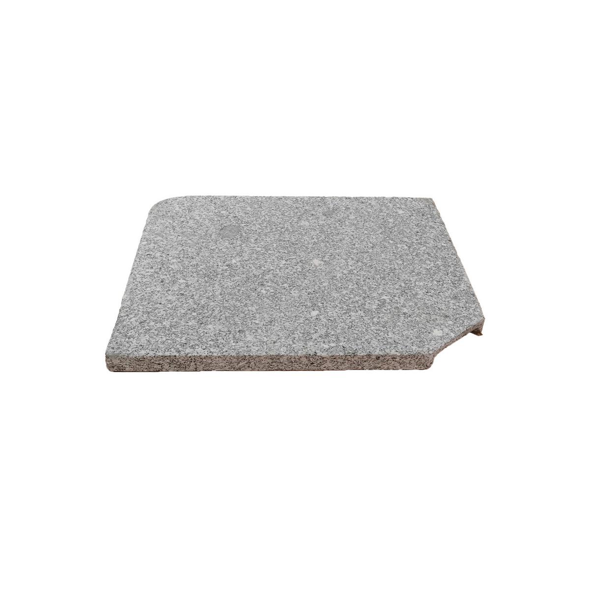 Bodenplatte Ennio Granit - Grau, Basics, Stein (47,5/4,1/47,5cm) - Siena Garden