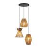 HÄNGLAMPA NATURM - svart/naturfärgad, Klassisk, metall/papper (44/44/120cm) - Mömax