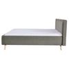 STOPPAD SÄNG SKAGEN - sandfärgad/brun, Klassisk, trä/textil (160/200cm) - Mömax
