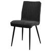 STOL LENA - grå/svart, Modern, metall/trä (43/86/57cm) - Mömax