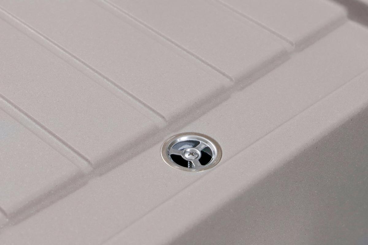 Pomivalno Korito Austin, 86x50cm - siva, Design, kamen (86/21/50cm) - Respekta