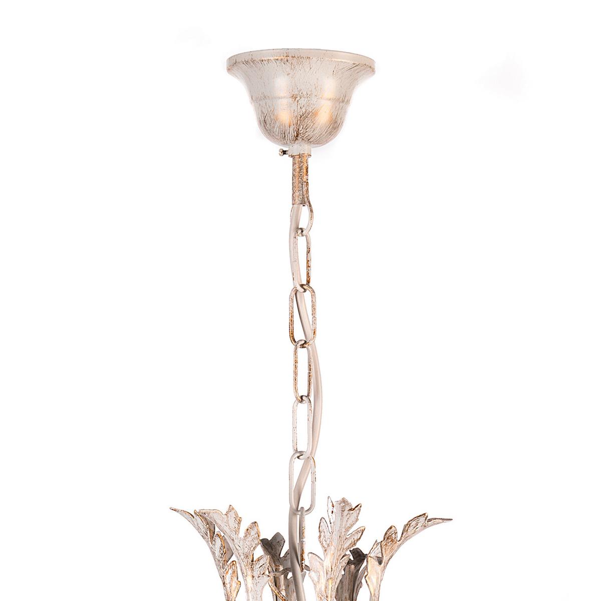Hängeleuchte Contessa Weiß max. 22 Watt - Weiß, KONVENTIONELL, Metall (45/105cm)