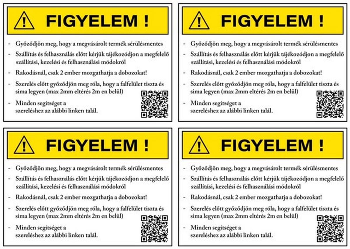 Fali Panel Spc Echo - fekete, Modern (3,36qm)