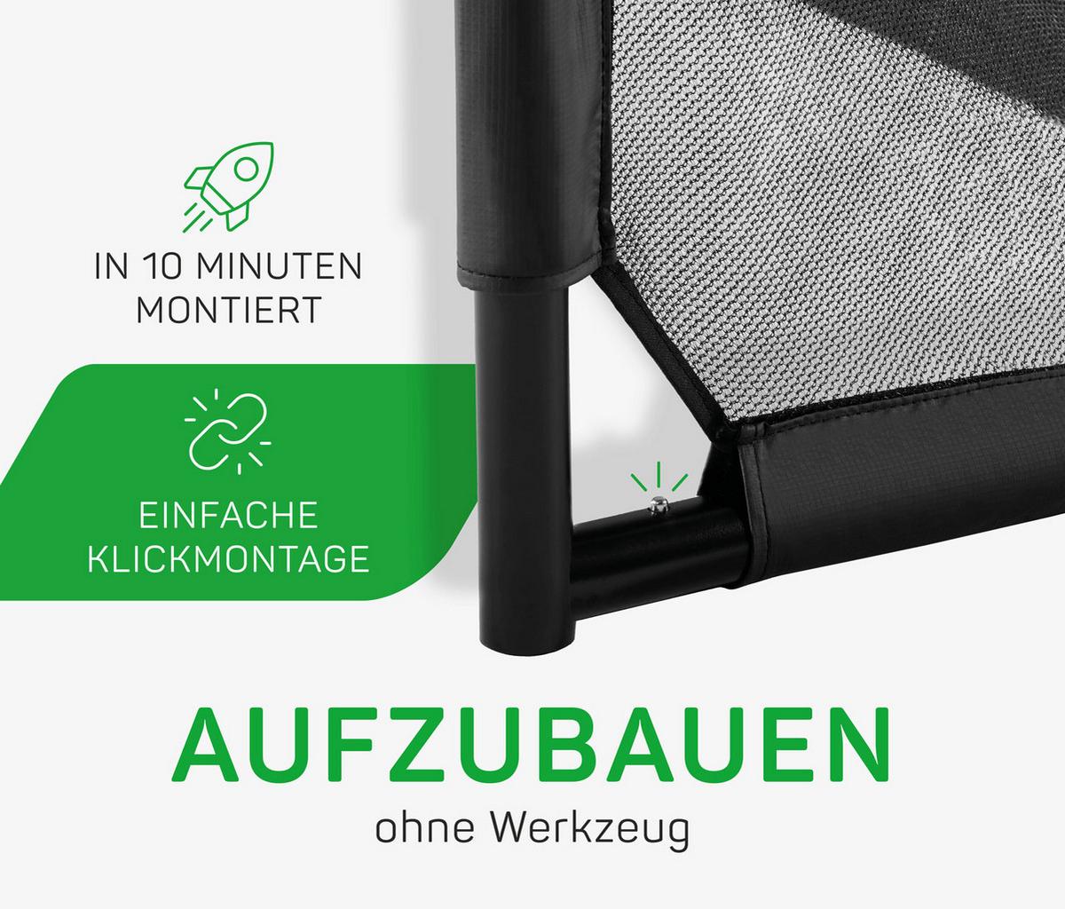 FUßBALLTOR SALTA TECHNIQ - Schwarz, KONVENTIONELL, Metall (150/60/60cm) - Salta