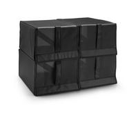 Cutie pentru pantofi UNIT - 4PCS - EXT – - gri, Konventionell, plastic/textil (22/34/16cm) - Modern Living