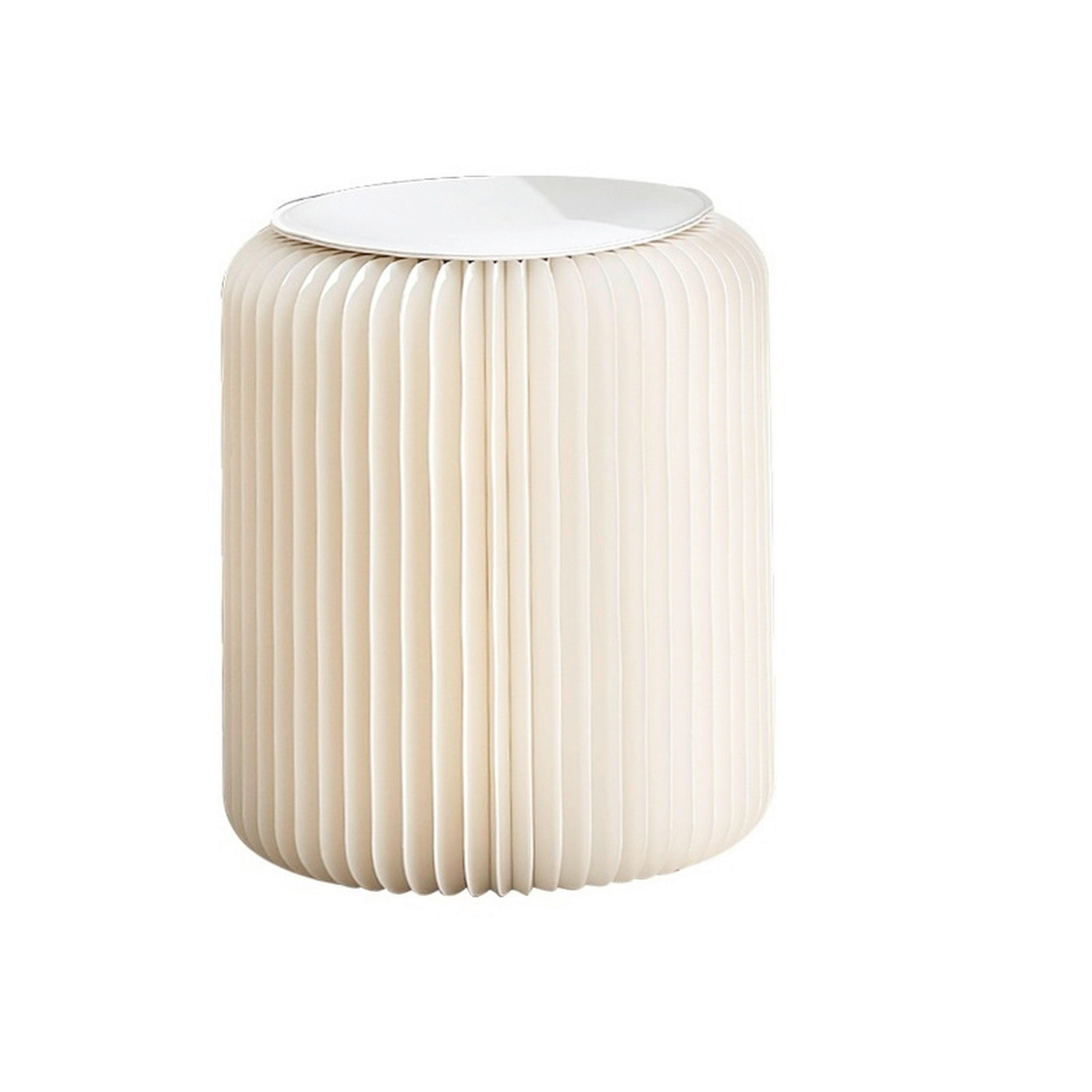 HOKER JYST-4030 - biały, Trend, materiał drewnopochodny/tkanina (30/40cm) - Ambia Home