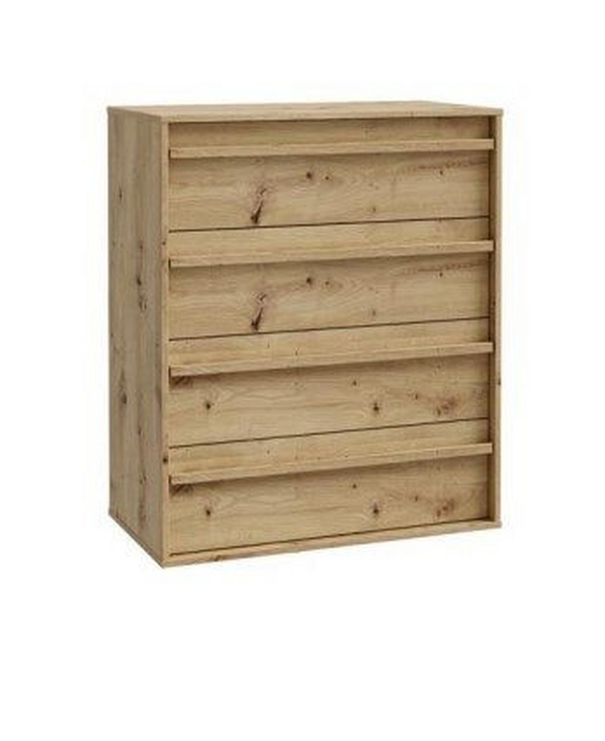 Komód 4 Fiókkal Canchoa - Artisan tölgy, Modern, faalapú anyag (78,4/94,4/42cm)