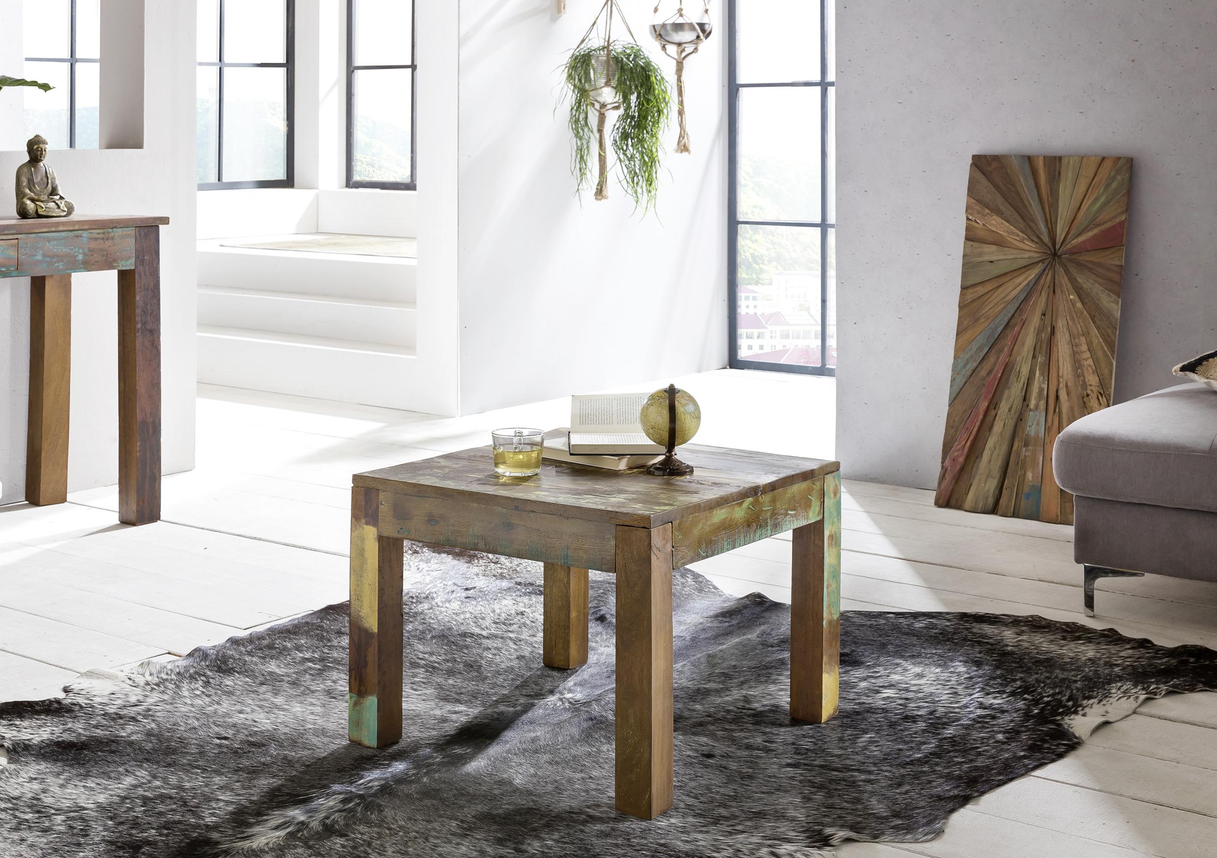 Couchtisch Kalkutta ca. 60x60 cm Mango - Braun, Design, Holz (60/60/47cm) - MID.YOU