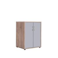 AKTENSCHRANK OFFICE EDITION - Grau/Sonoma Eiche, MODERN, Holzwerkstoff (54/74/50cm) - MID.YOU