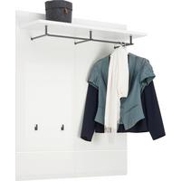 Garderobni Panel Avanti, Bela - bela/visoki sijaj, Basics, leseni material (100/122/30cm) - Hom`in