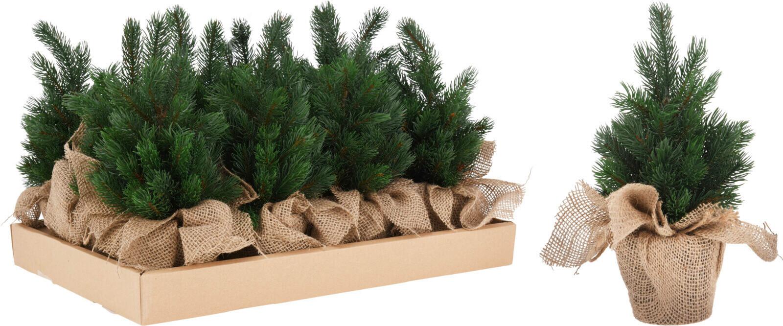 Dekor Műfenyő X-Mas Tree - zöld, műanyag (19/30cm)