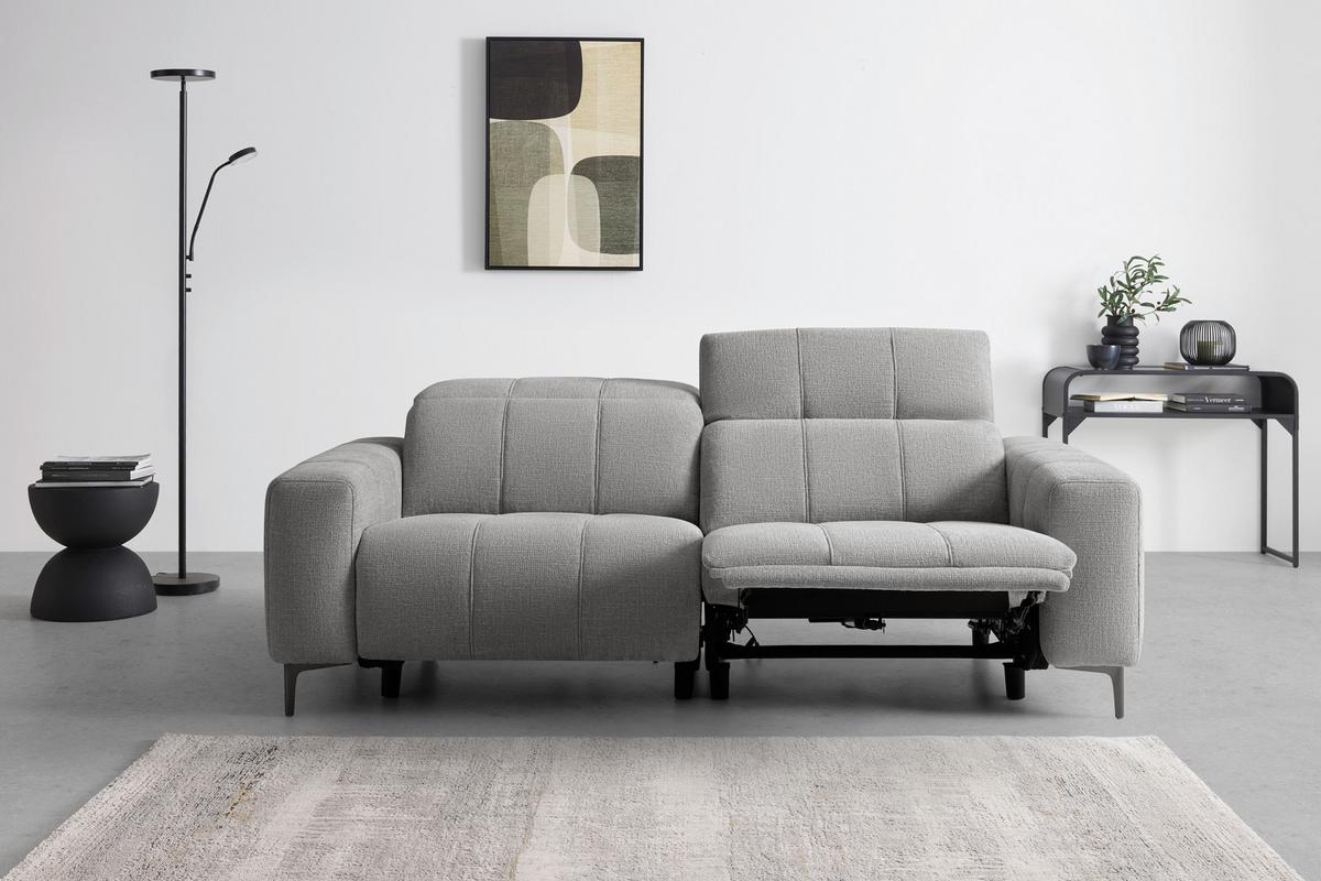 Kanapé Alvaro - natúr színű/szürke, Modern, műanyag/textil (220/79/109cm) - Mömax