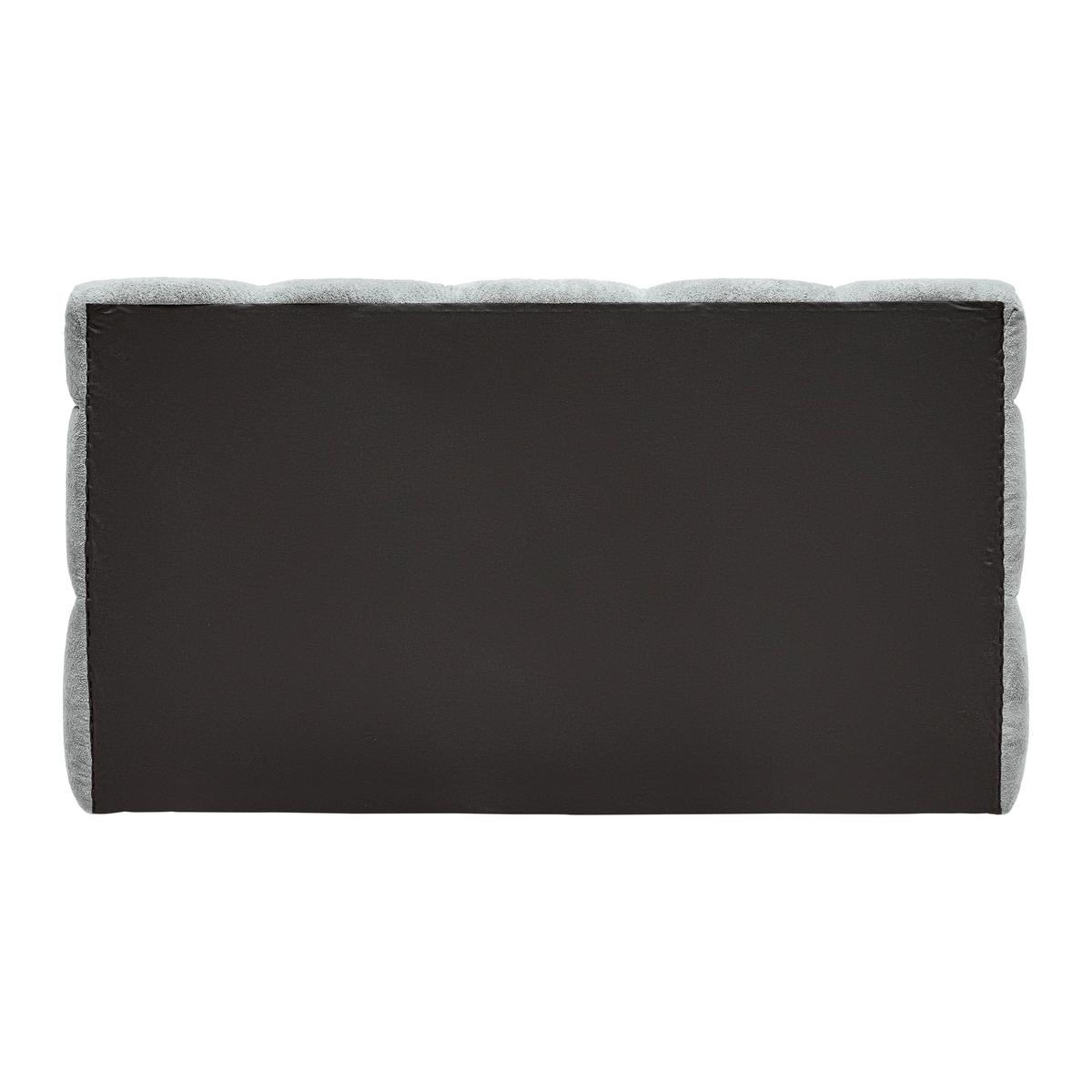 Polsterbett Monte Grau Ca. 120x200cm - Schwarz/Grau, Konventionell, Kunststoff/Textil (120/200cm) - Based