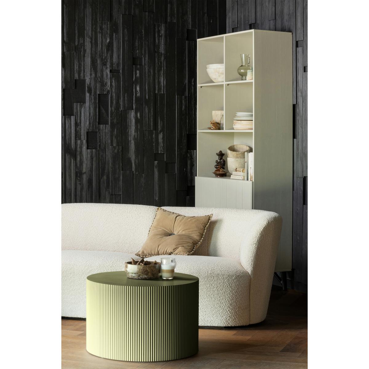 Beistelltisch Sanne Dunkelgrün - Dunkelgrün, Design, Holzwerkstoff (60/60/40cm) - Livetastic