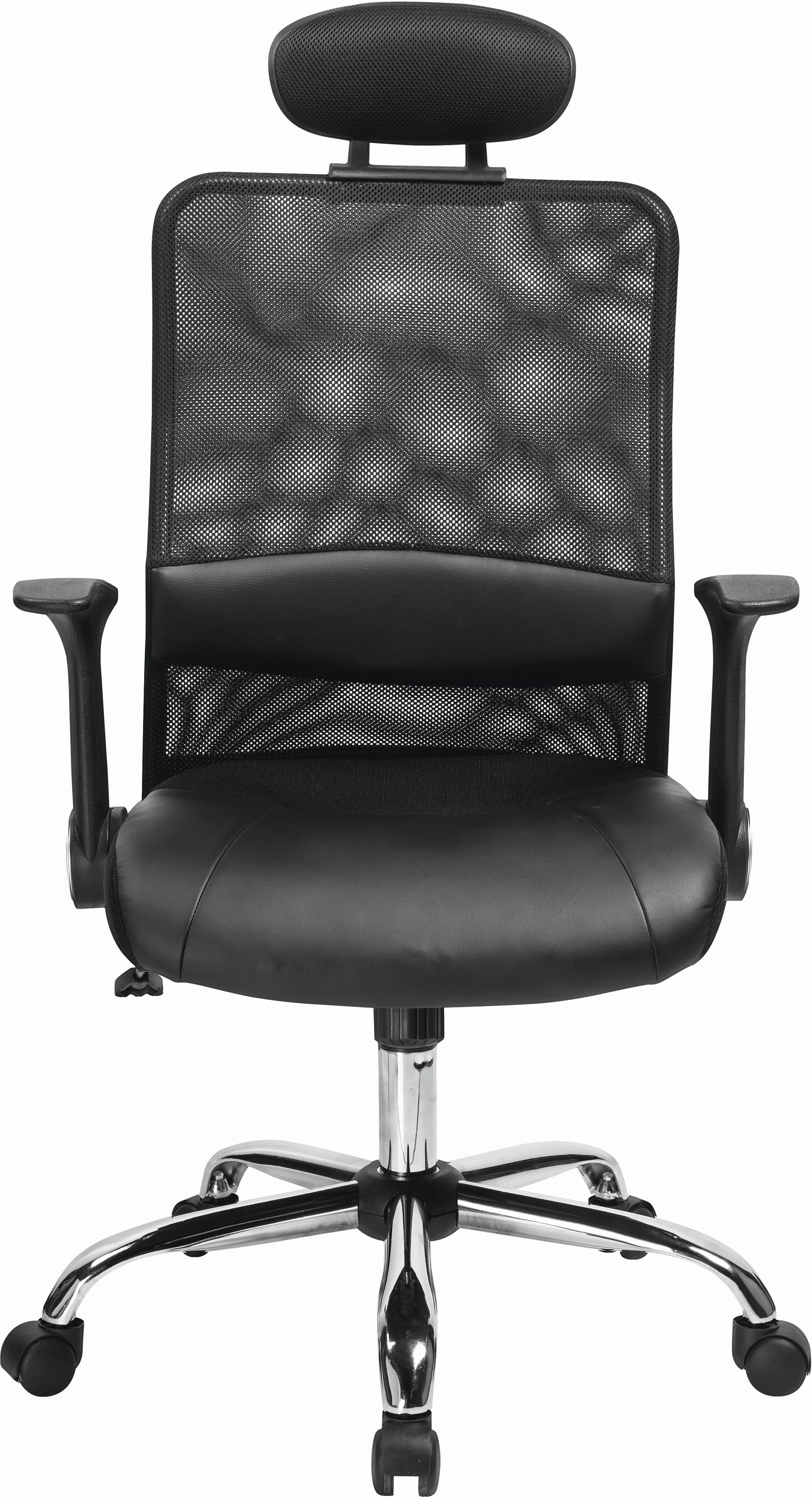 Chefsessel Geno in Schwarz - Schwarz, MODERN, Holz/Holzwerkstoff (63,5/112-120/63,5cm) - Mömax