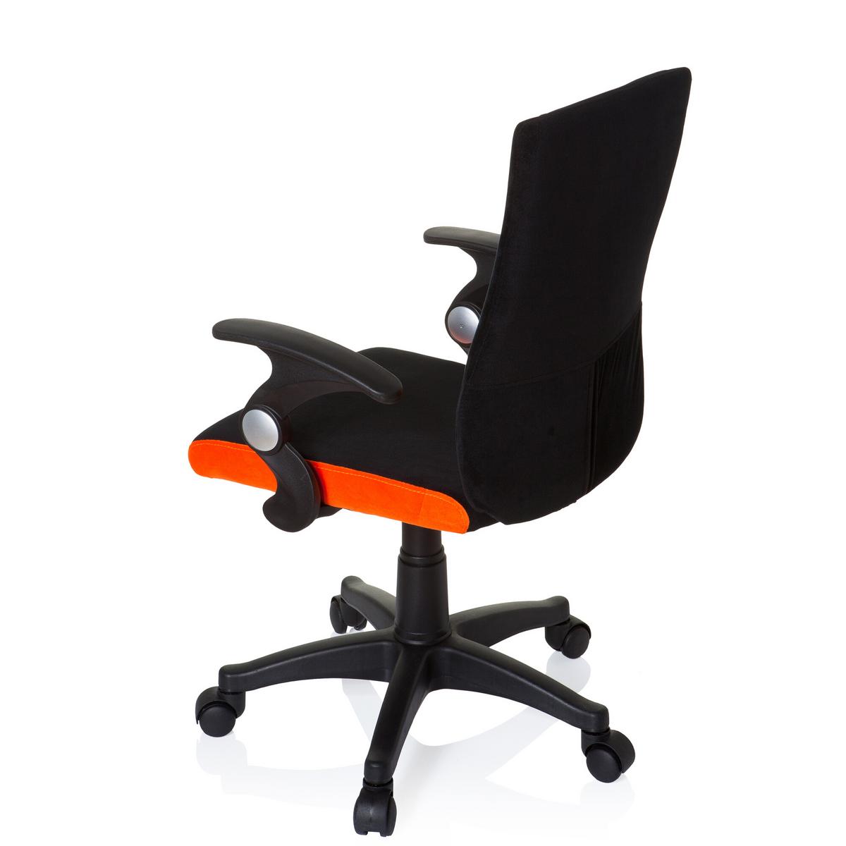 Jugenddrehstuhl Kiddy Pro Al ca. 50x87-97x40cm Orange - Schwarz/Orange, Basics, Kunststoff (50/87-97/40cm) - MID.YOU