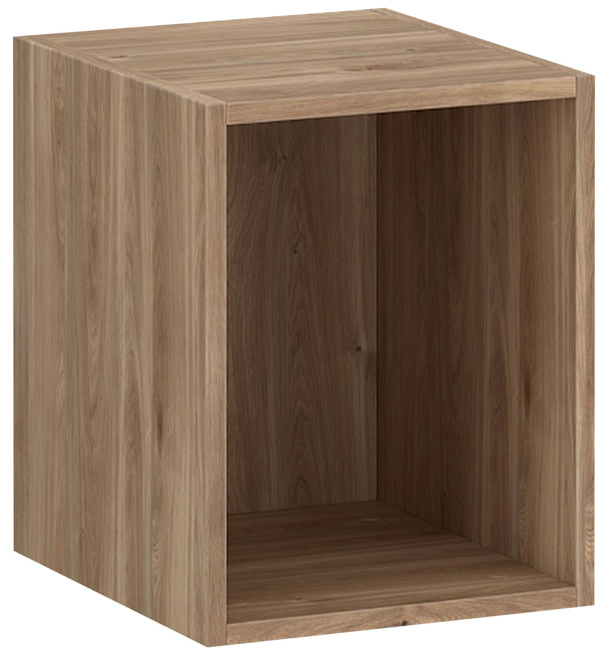 Polica Marlow - boje hrasta, Moderno, drvni materijal/plastika (39,6/33,1/41,6cm) - Modern Living