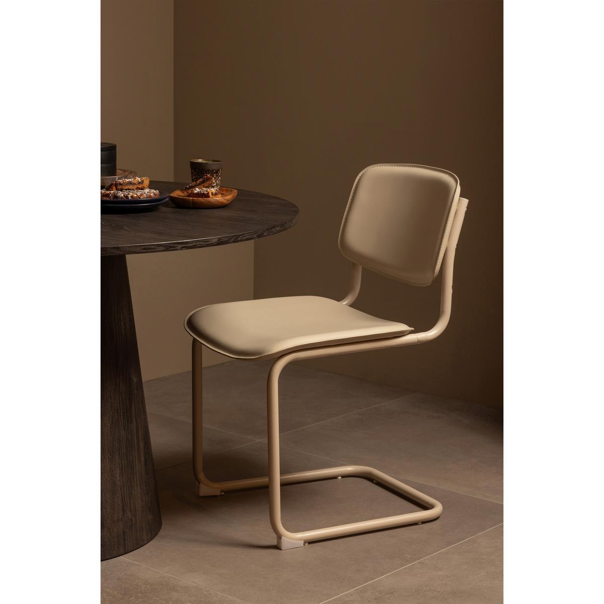 Esstisch Maan Dunkelbraun - Dunkelbraun, Design, Holzwerkstoff (120/120/75cm) - Livetastic