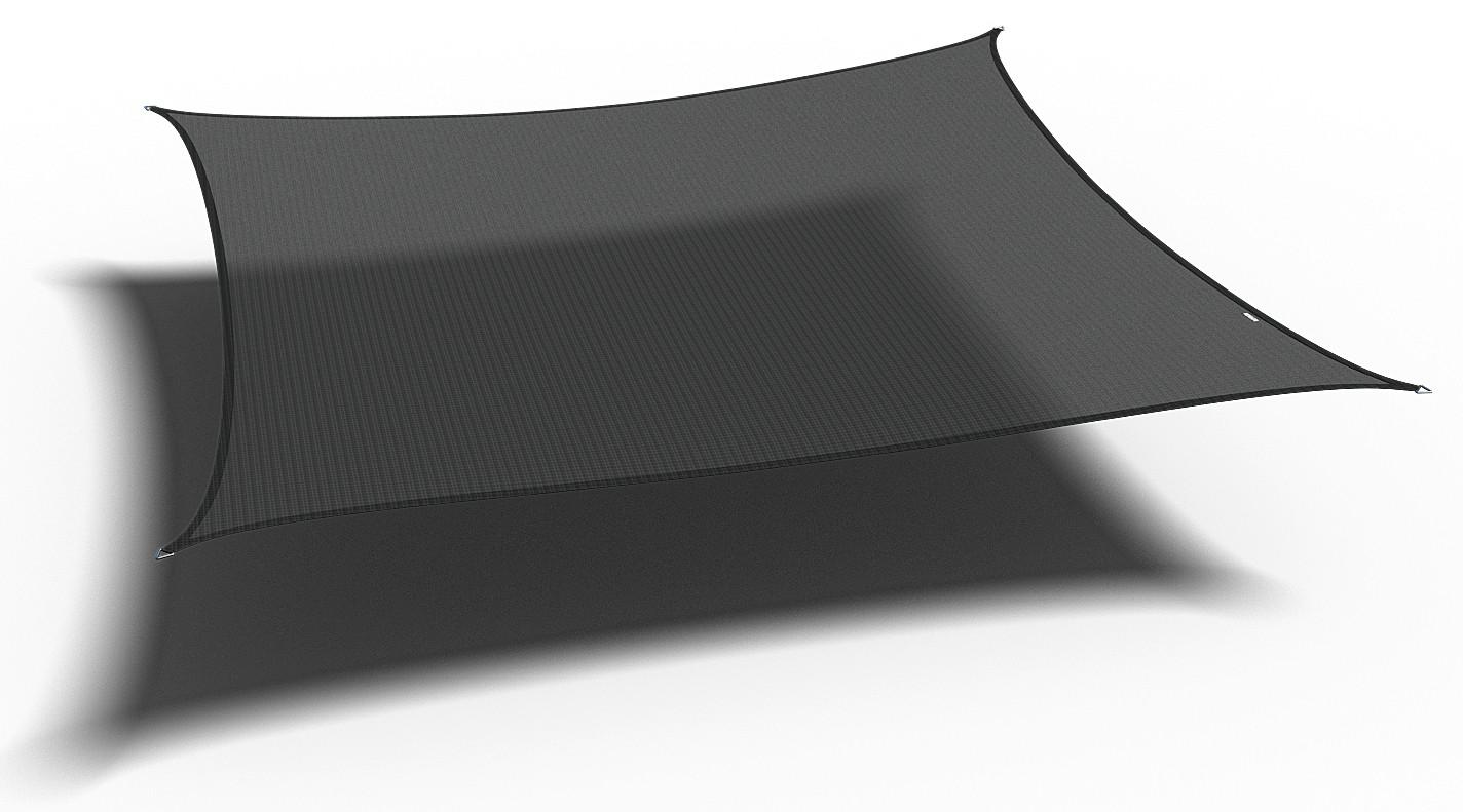 Sonnensegel Coolfit Schwarz - Schwarz, MODERN, Kunststoff (500/1/500cm) - Gardenson