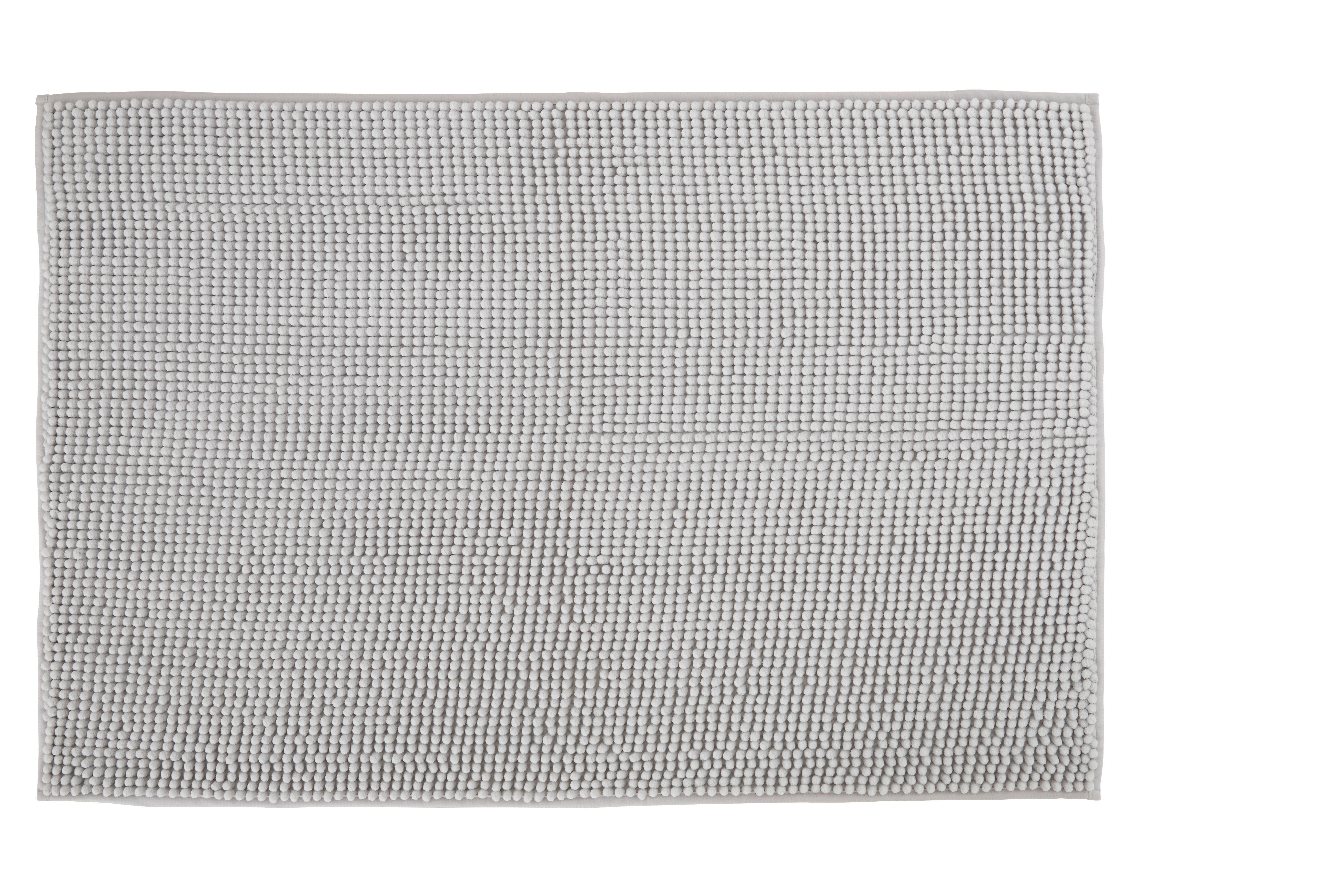 Covoraș De Baie Nelly, Cca. 60x90cm - argintiu, textil (60/90cm) - Modern Living