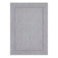 TEPPICH Outdoor ALSTER in Silber, einfarbig, 160 x 230 cm - Silberfarben, Textil (230/160cm) - KADIMA DESIGN