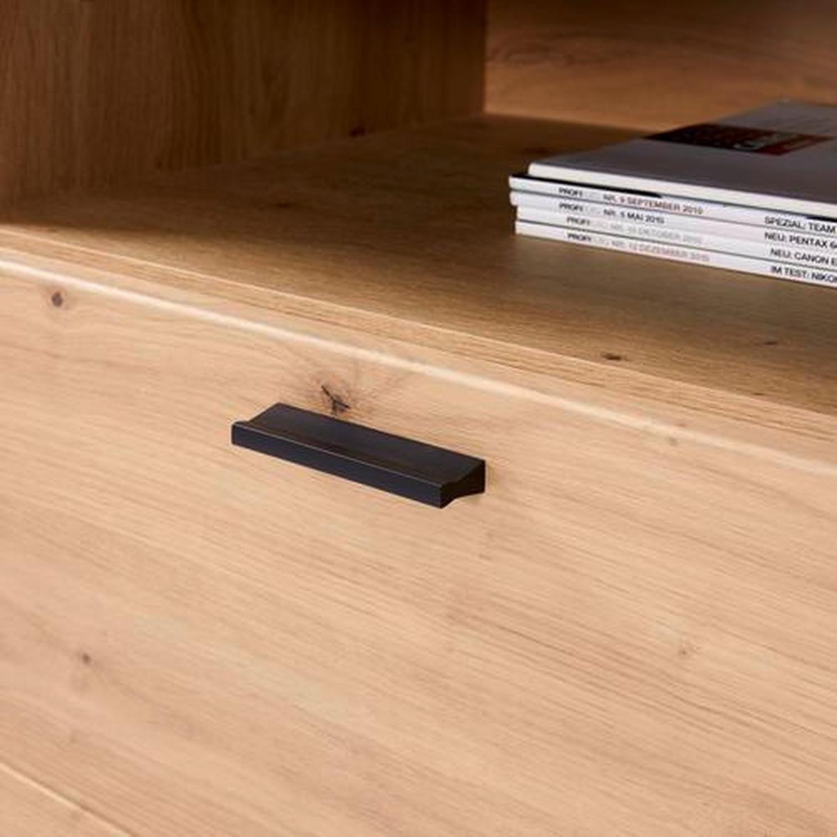 Tv Komoda Tonale - siva/hrast Artisan, Moderno, drvni materijal/plastika (200/68,6/40cm) - Modern Living