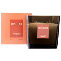 Lumânare în pahar de sticlă Floral Delicacy - alb/străveziu, Design, sticlă (12/12/12cm) - Inscent