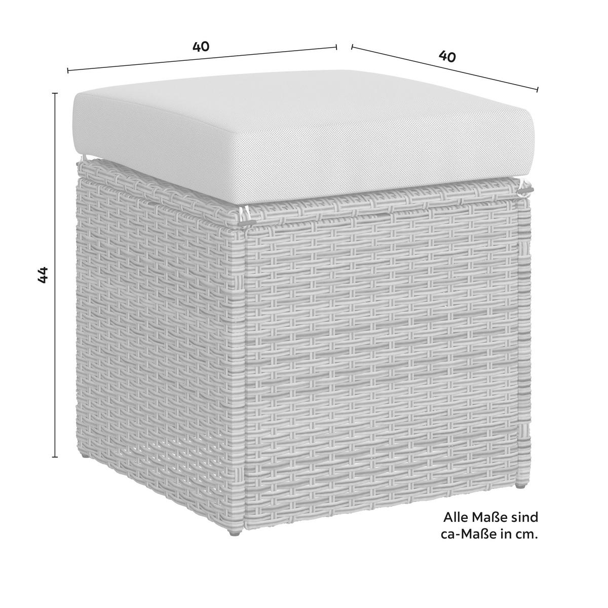 Loungegarnitur-Set Alex Links in Hellgrau - Hellgrau/Grau, MODERN, Holzwerkstoff/Kunststoff (179cm) - Mömax