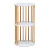 REGAL ZORA -EXKLUSIV- - Naturfarben/Weiß, MODERN, Naturmaterialien/Holzwerkstoff (40/77/40cm) - Mömax
