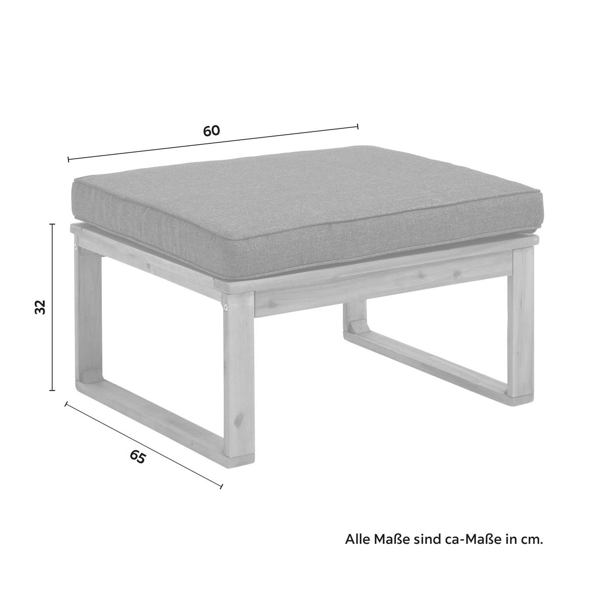 Garnitură grădină Elio - gri închis, Modern, lemn (120/60/68cm) - Bessagi Garden
