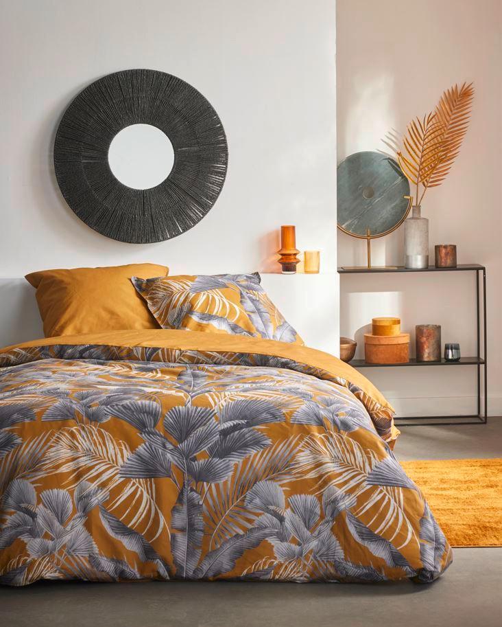 Ágyneműhuzat-garnitúra 3 Részes Sunshine Yellow - világossárga, Modern, textil (140/200cm)