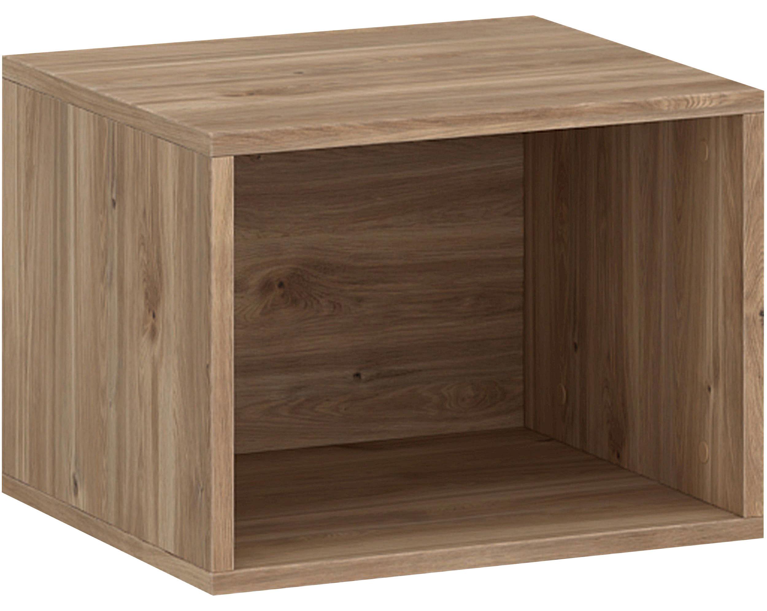 Polica Marlow - boje hrasta, Moderno, drvni materijal/plastika (39,6/33,1/41,6cm) - Modern Living