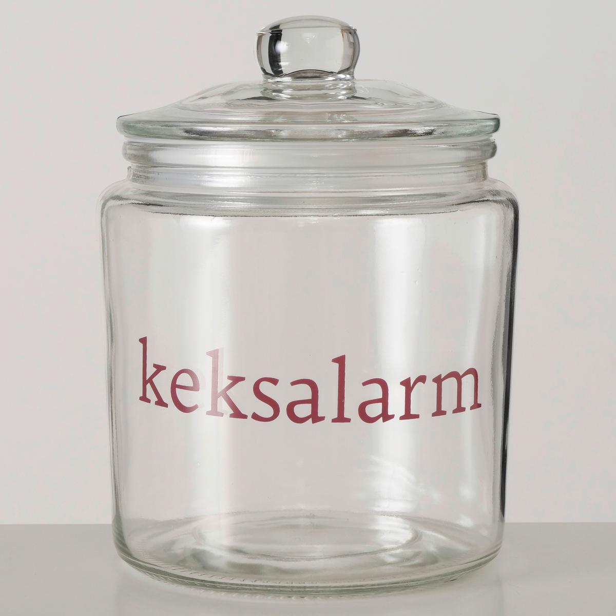 Dekodose Naemi Rot/Transparent - Transparent/Rot, KONVENTIONELL, Glas (12/16cm) - Mömax