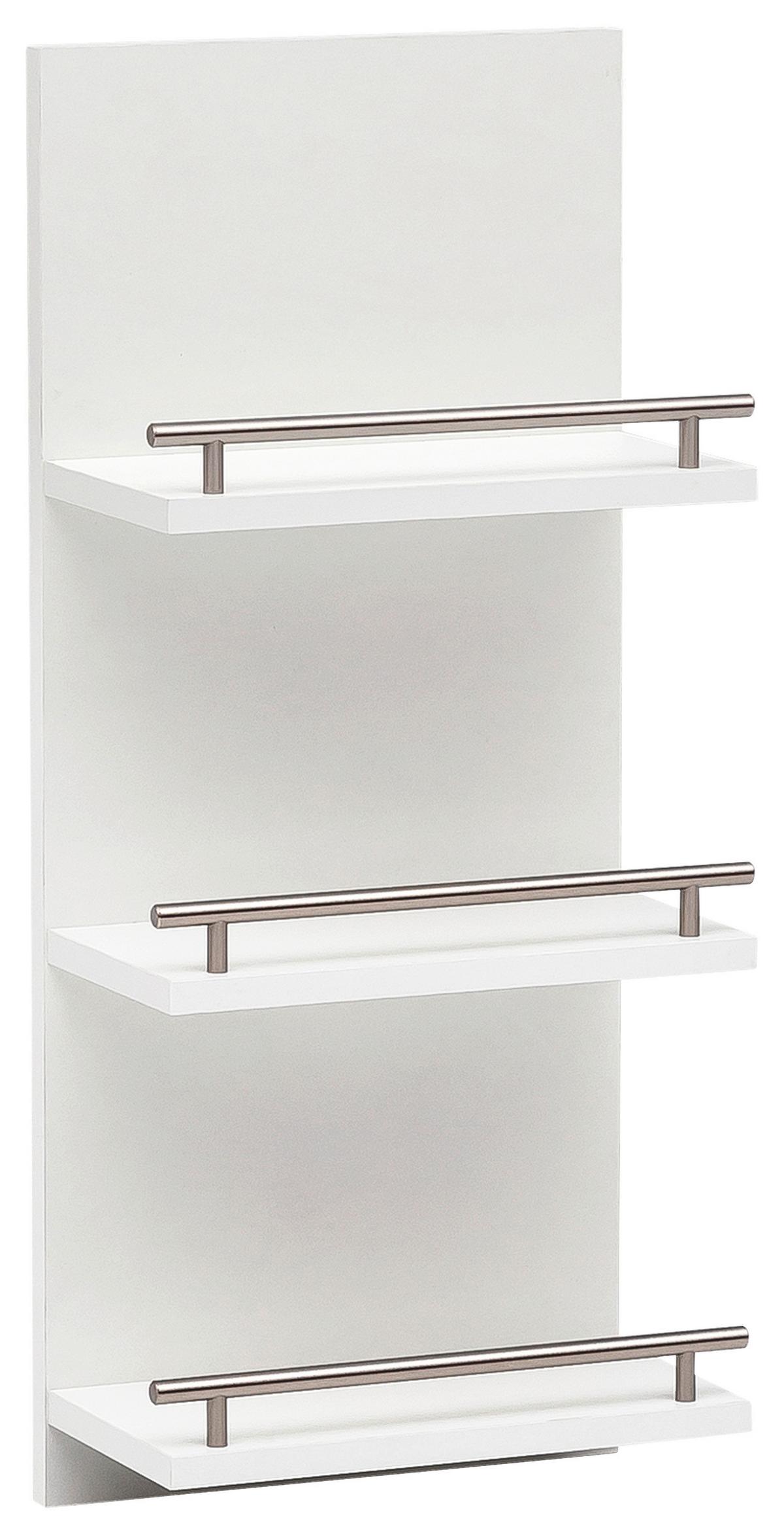 Badezimmerregal Niko Weiß - Weiß, MODERN, Holzwerkstoff (30,3/70,2/17,5cm) - MID.YOU