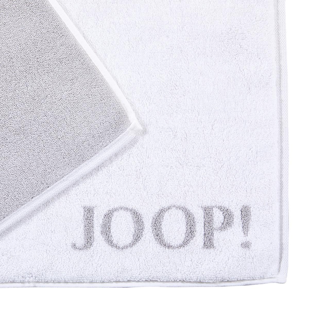 MATA ŁAZIENKOWA JOOP! CLASSIC DOUBLEFACE - jasnoszary/biały, Basics, tkanina (50/80cm) - Joop!