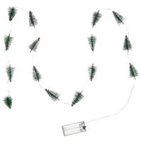 Lichterkette Tree Grün - Grün, KONVENTIONELL, Kunststoff/Metall (130cm) - Mömax