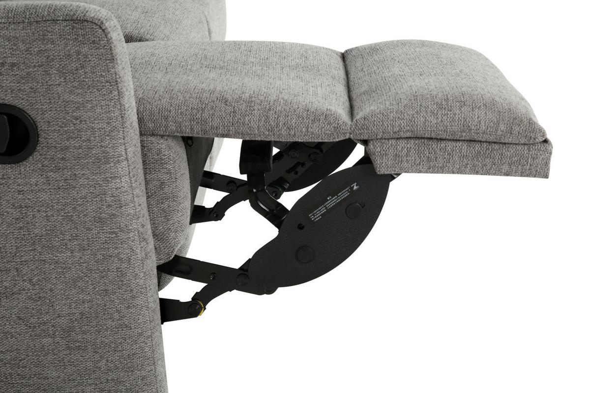 Trosjed Sa Relaks Funkcijama Valencia - taupe, Moderno, drvo/metal (182/103/91cm) - Mömax